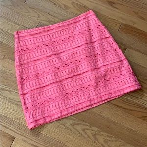 GAP Coral Eyelet Skirt